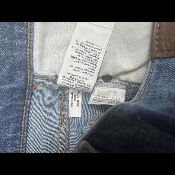 Madewell TENCEL medium wash 10" High-Rise button-front skinny jeans Size 28 - Picture 7 of 9